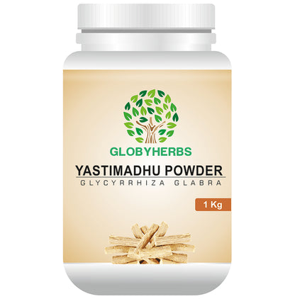 Globyherbs Yastimadhu (Glycyrrhiza Glabra) Powder - Classic Derma