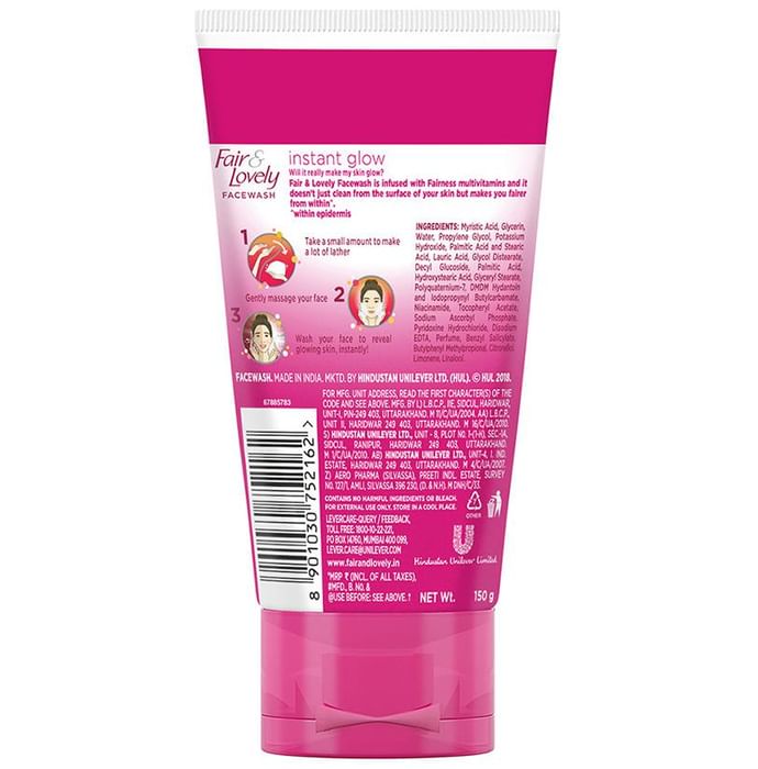 Glow & Lovely Bright Glow Multivitamins Face Wash for Bright Skin