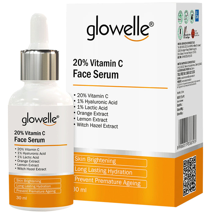 Buy Glowelle 20% Vitamin C Face Serum Online | Classic Derma – Classic ...