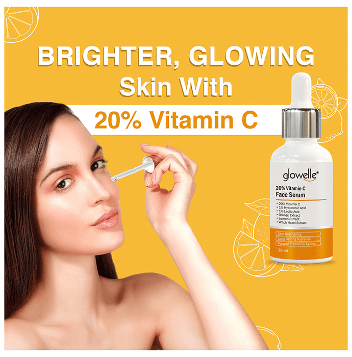 Buy Glowelle 20% Vitamin C Face Serum Online | Classic Derma – Classic ...