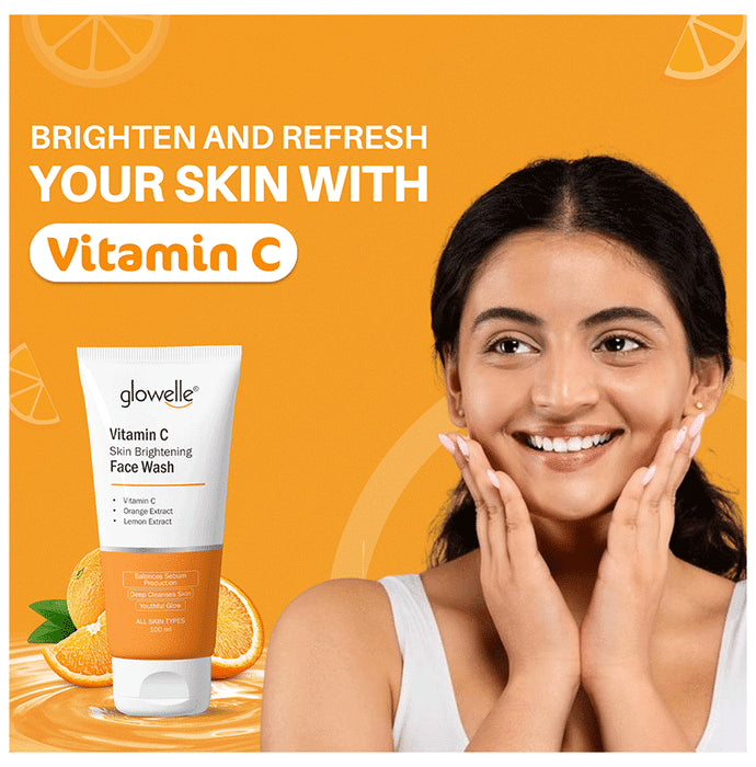 Buy Glowelle Vitamin C Skin Brightening Face Wash Online | Classic ...
