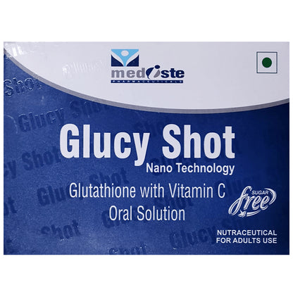 Glucy Shot Glutathione with Vitamin C Oral Solution Sugar Free - Classic Derma