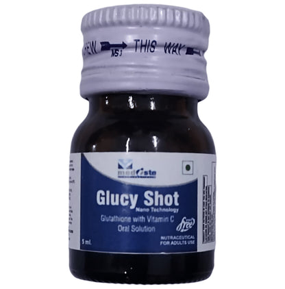Glucy Shot Glutathione with Vitamin C Oral Solution Sugar Free
