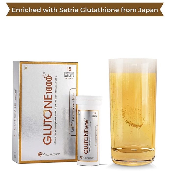 Glutone 1000(15 Effervescent Tablets Each)