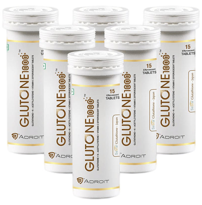Glutone 1000(15 Effervescent Tablets Each)