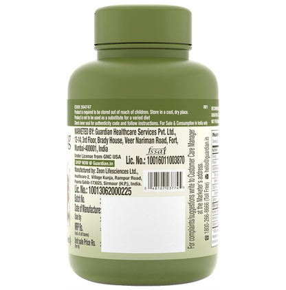 GNC Herbal Plus Triple Ginseng Root Capsule | For Energy & Vitality Support