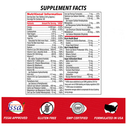 GNC Mega Men 50 Plus | With Antioxidants for Heart & Prostate Support | Tablet