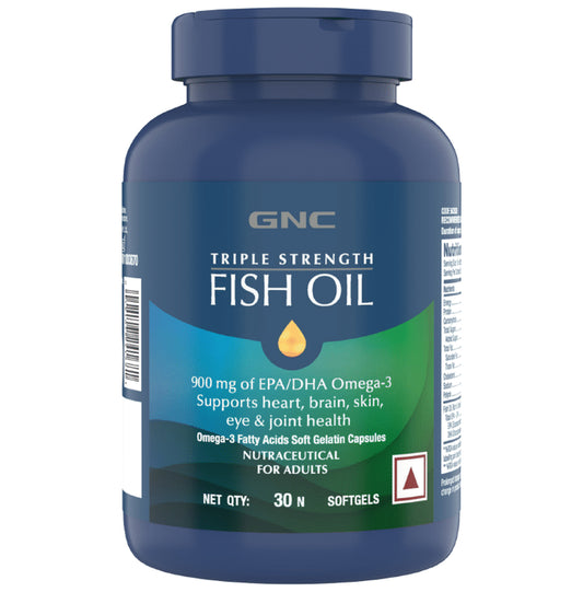 GNC Triple Strength Fish Oil Softgel - Classic Derma