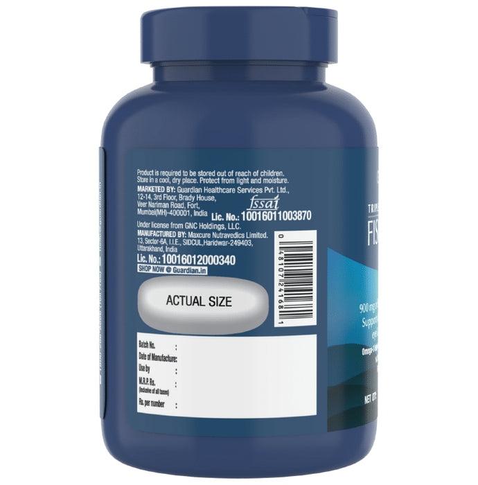 GNC Triple Strength Fish Oil Softgel