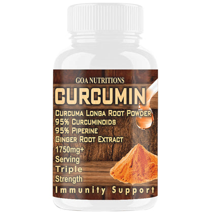 Goa Nutritions Curcumin Curcuma Longa Root Powder - Classic Derma