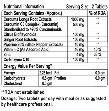 Goa Nutritions Curcumin Curcuma Longa Root Powder