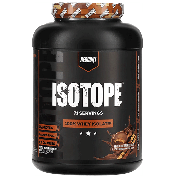 Redcon1 Isotope 100% Whey Isolate Powder Peanut Butter Chocolate - Classic Derma