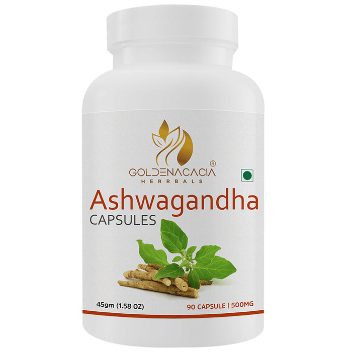 Goldenacacia Herrbals Ashwagandha 500mg Capsule - Classic Derma