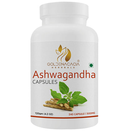 Goldenacacia Herrbals Ashwagandha 500mg Capsule - Classic Derma