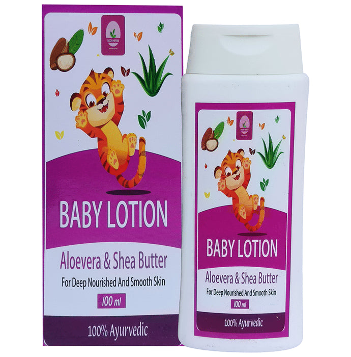 Good Herbs Aloevera & Shear Butter Baby Lotion - Classic Derma