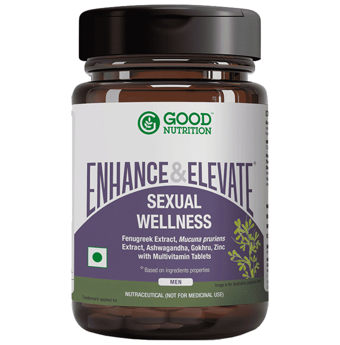 Good Nutrition Enhance & Elevate Sexual Wellness Tablet for Men Tablet - Classic Derma