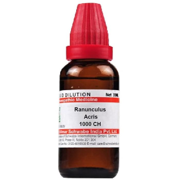 Dr Willmar Schwabe India Ranunculus Acris Dilution 1000 CH - Classic Derma