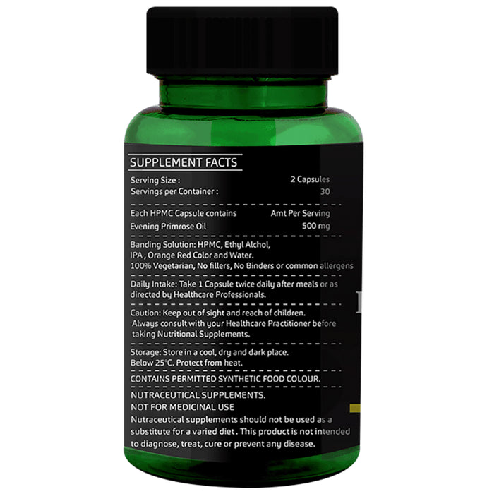 GreenOpia Naturals Evening Primrose Oil Vegetarian Capsule