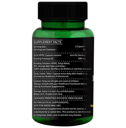 GreenOpia Naturals Evening Primrose Oil Vegetarian Capsule