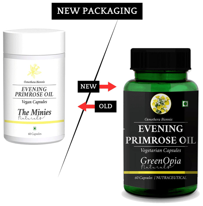GreenOpia Naturals Evening Primrose Oil Vegetarian Capsule