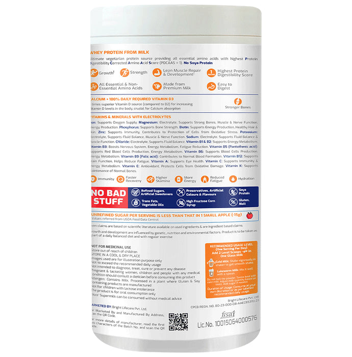 Gritzo SuperMilk Daily Nutrition 7-12 Yrs Girls Double Chocolate