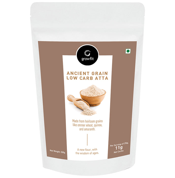 Growfit Ancient Grain Low Carb Atta - Classic Derma