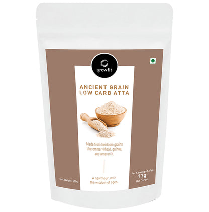 Growfit Ancient Grain Low Carb Atta - Classic Derma
