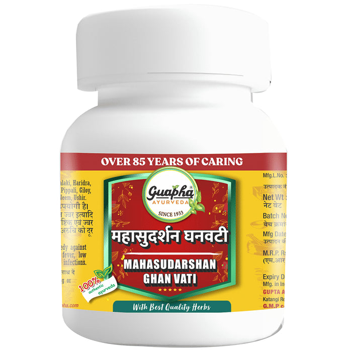 Guapha Ayurveda Mahasudarshan Ghan Vati - Classic Derma