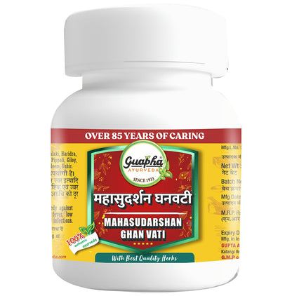 Guapha Ayurveda Mahasudarshan Ghan Vati - Classic Derma