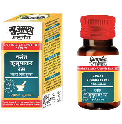 Guapha Ayurveda Vasant Kusumakar Ras (with Gold)