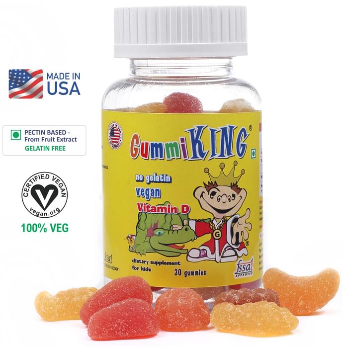 Gummiking Vitamin D gummies Good Source of Calcium Absorption Gummy - Classic Derma