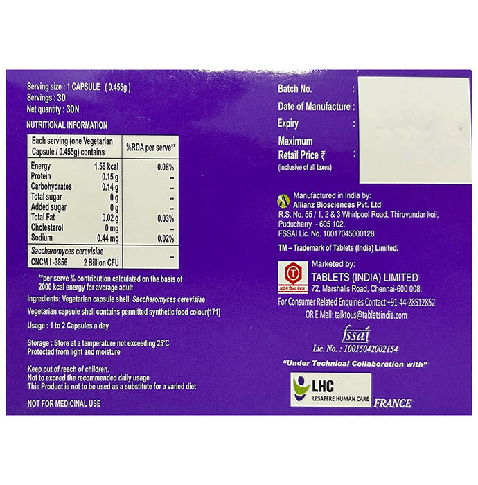 Gutsium Probiotic Food Capsule Gluten Free