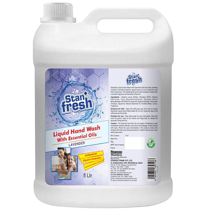 Stanfresh Liquid Hand Wash with Essential Oils Lavender - Classic Derma