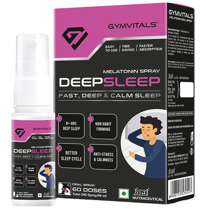 Gymvitals Deepsleep Melatonin Oral Spray - Classic Derma