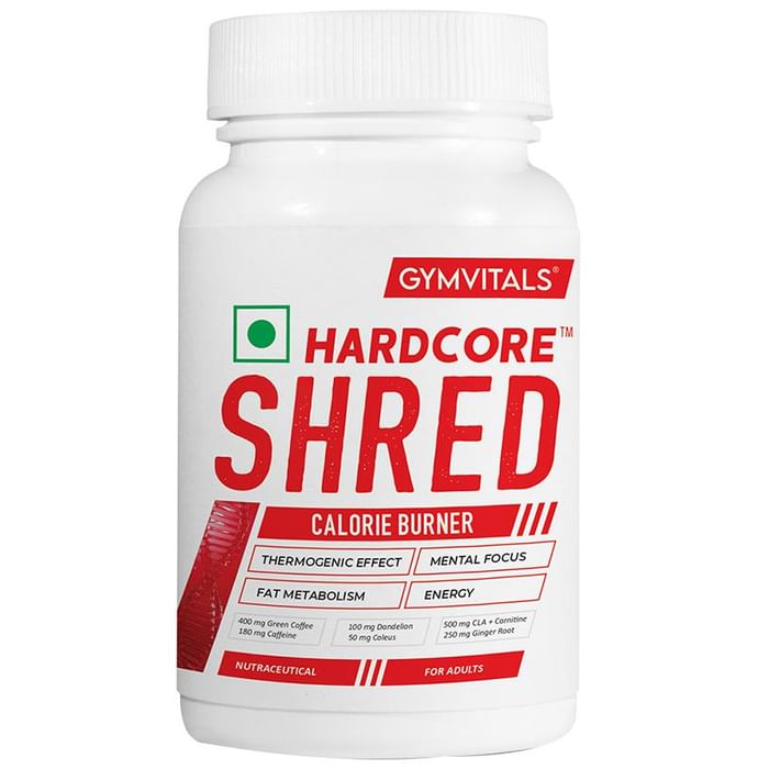 Gymvitals Hard Core Shred Capsule - Classic Derma