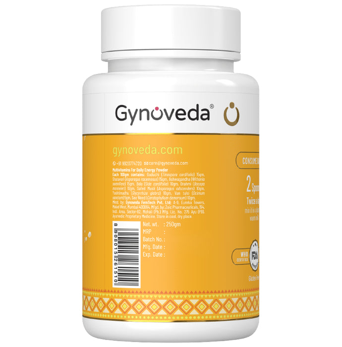 Gynoveda Ayurvedic Multi Vitamin Malt (250gm Each) for Strength & Energy | Ragi & Jaggery Chocolate