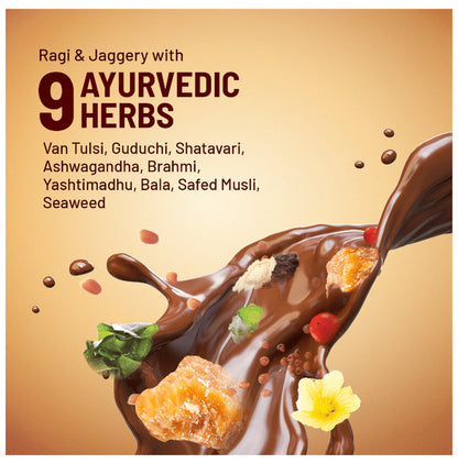 Gynoveda Ayurvedic Multi Vitamin Malt (250gm Each) for Strength & Energy | Ragi & Jaggery Chocolate