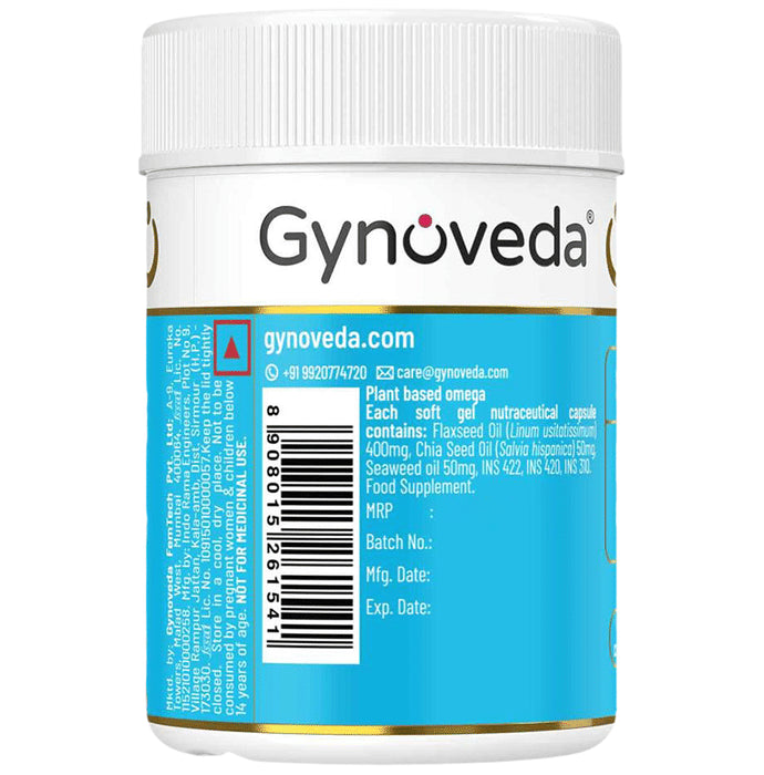 Gynoveda Ayurvedic Omega 3 Capsule (30 Each)