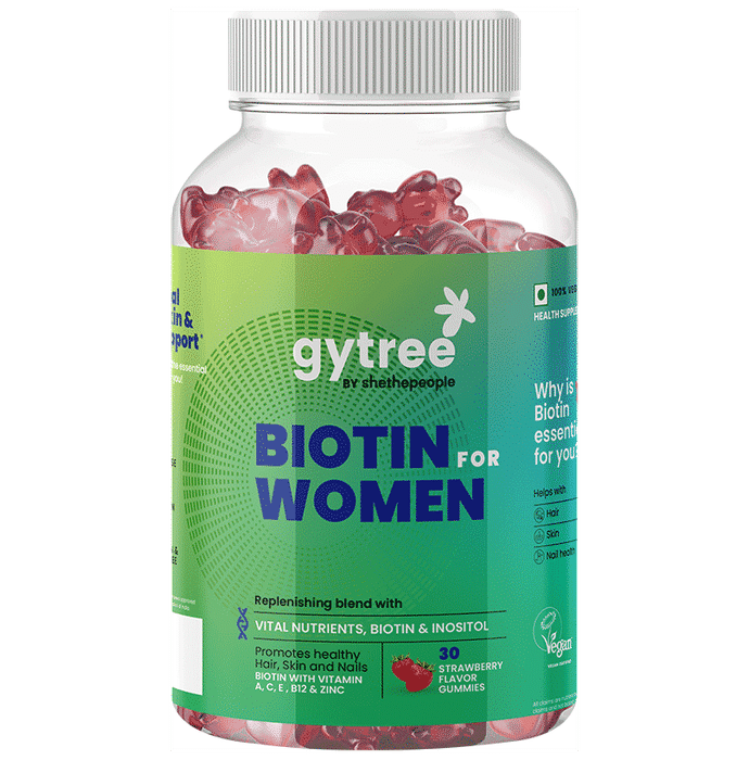 Gytree Biotin Gummies for Women Strawberry - Classic Derma