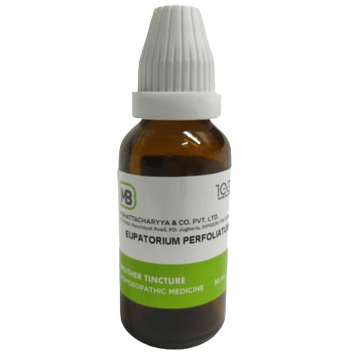 M Bhattacharyya & Co Pvt Ltd Eupatorium Perfoliatum Mother Tincture Q - Classic Derma