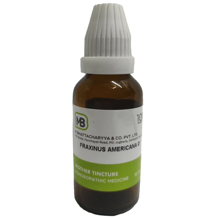 M Bhattacharyya & Co Pvt Ltd Fraxinus Americana Mother Tincture Q - Classic Derma