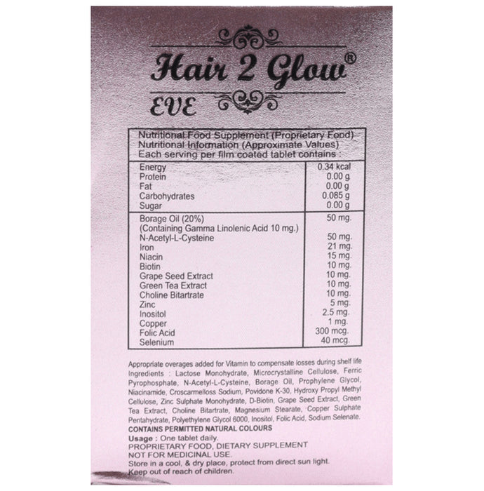 Hair 2 Glow EVE Tablet