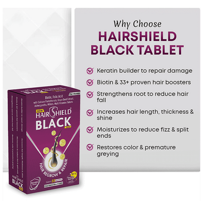 Hair Shield Black Tablet for Women