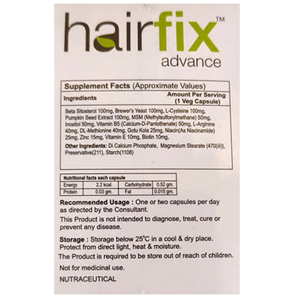 Hairfix Advance Capsule