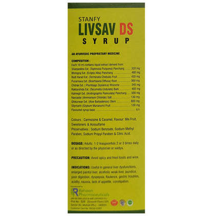 Stanfy Biotech Livsav DS Syrup