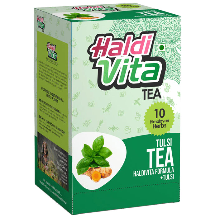 Haldivita Tulsi Tea (25 Bags Each) - Classic Derma