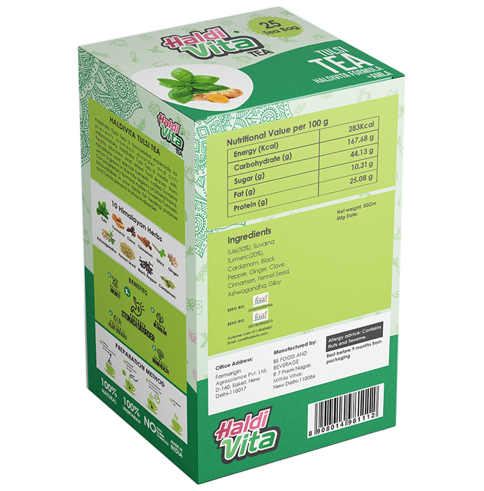 Haldivita Tulsi Tea (25 Bags Each)