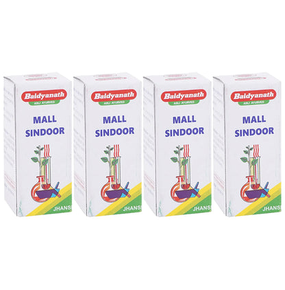 Baidyanath (Jhansi) Mall Sindoor Powder (2.5gm Each) - Classic Derma