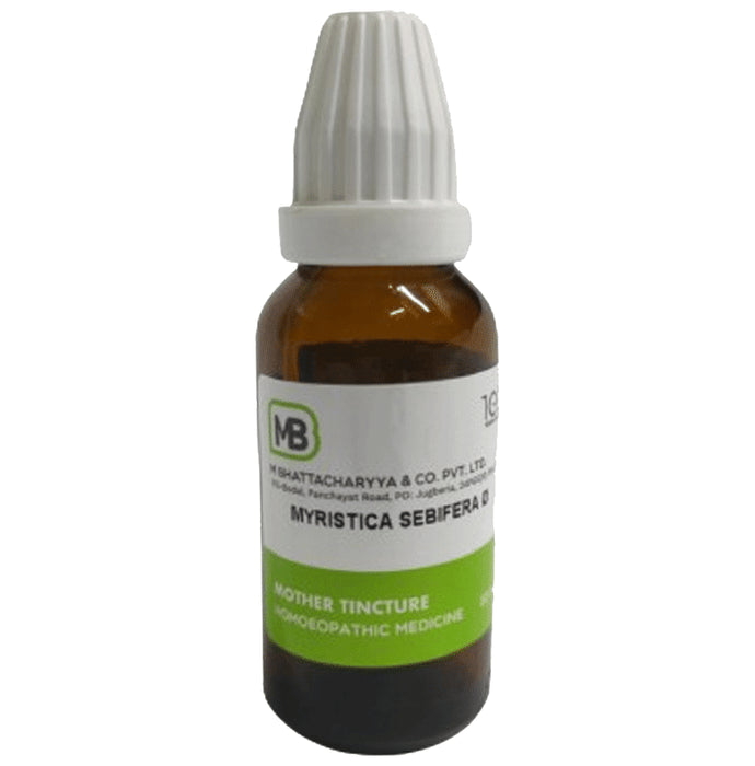 M Bhattacharyya & Co Pvt Ltd Myristica Sebifera Mother Tincture Q - Classic Derma