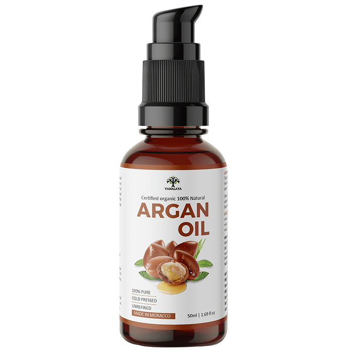Vanalaya Certified Organic 100% Natural Argan Oil - Classic Derma